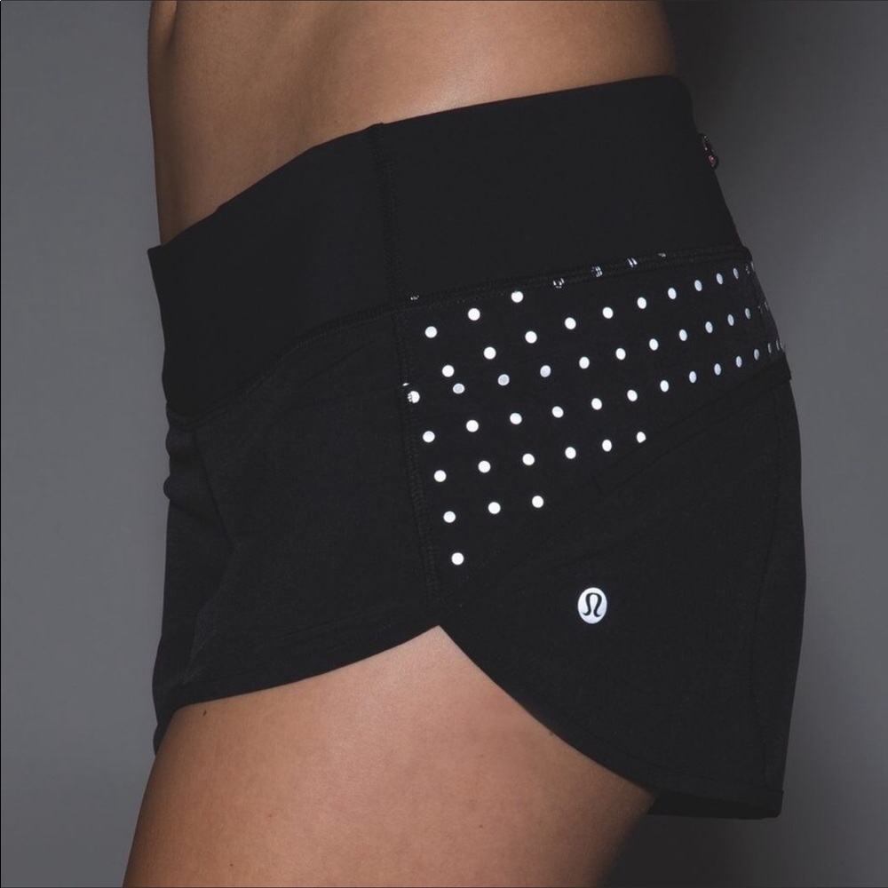 Lululemon Speed Reflective Dots Lined Run Shorts - image 3